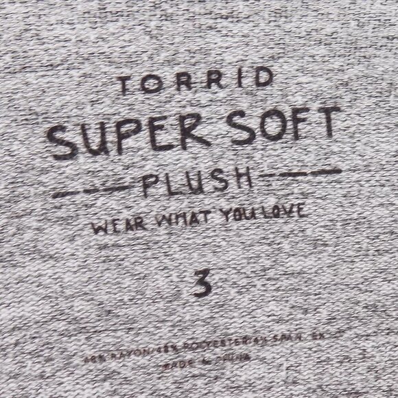 Torrid Cardigan Sweater Size 3X Drape Front Super Soft Plush - Picture 3 of 4